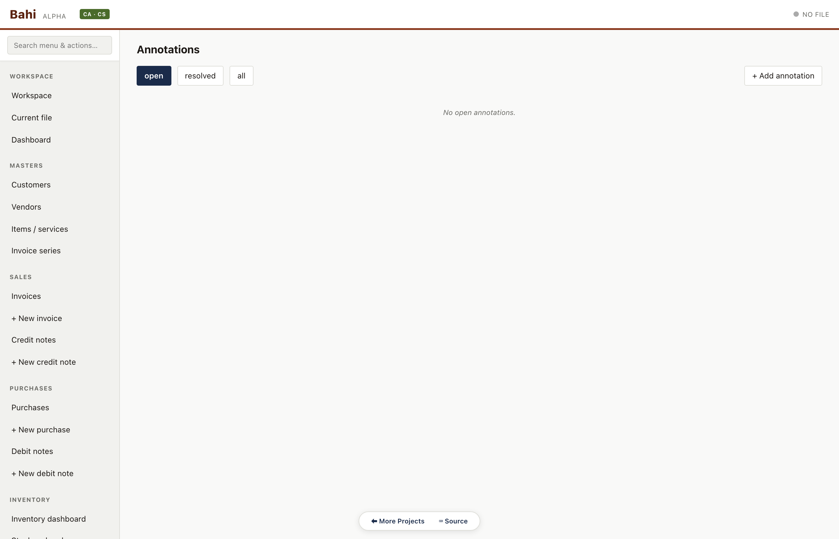 Client 1 — Annotations
