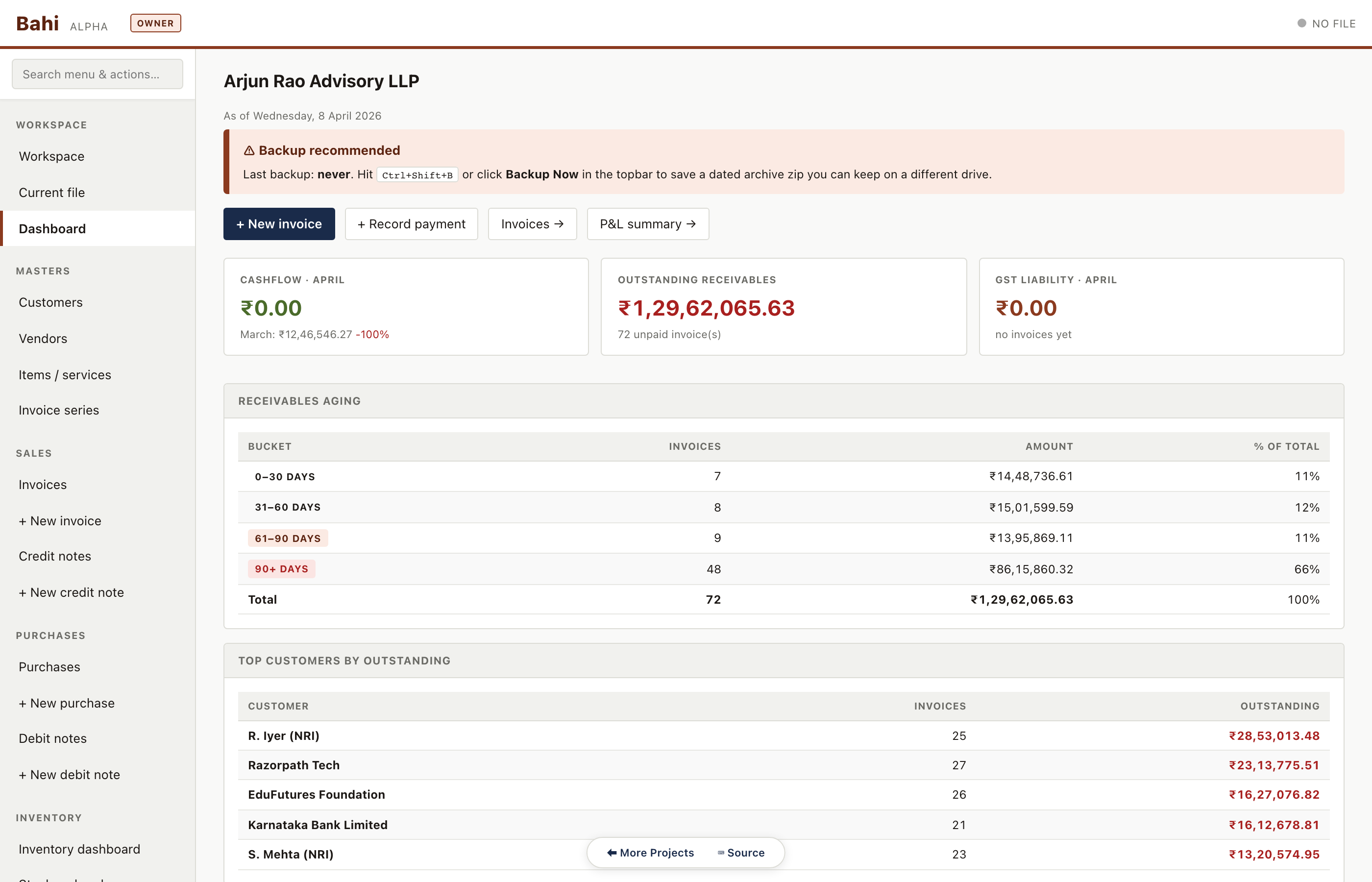 Consulting — Services only